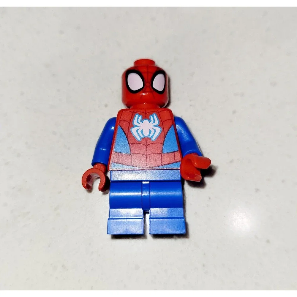 LEGO® Marvel Spidey & Friends Spider-Man Minifigure™ White Logo sh0866 sh866 EUC